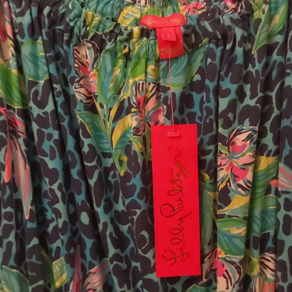 NWT Lilly Pulitzer Camille Knee Length Dress size L - Picture 3 of 3